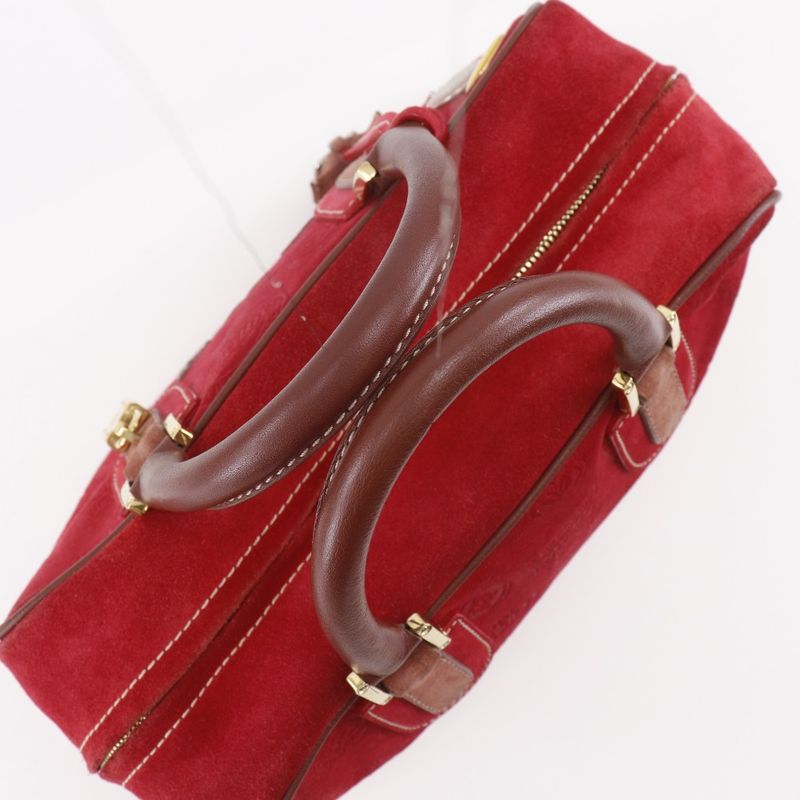 Loewe Amazona 28 160th Anniversary Mini Boston Leather X Suede Women's Handbag