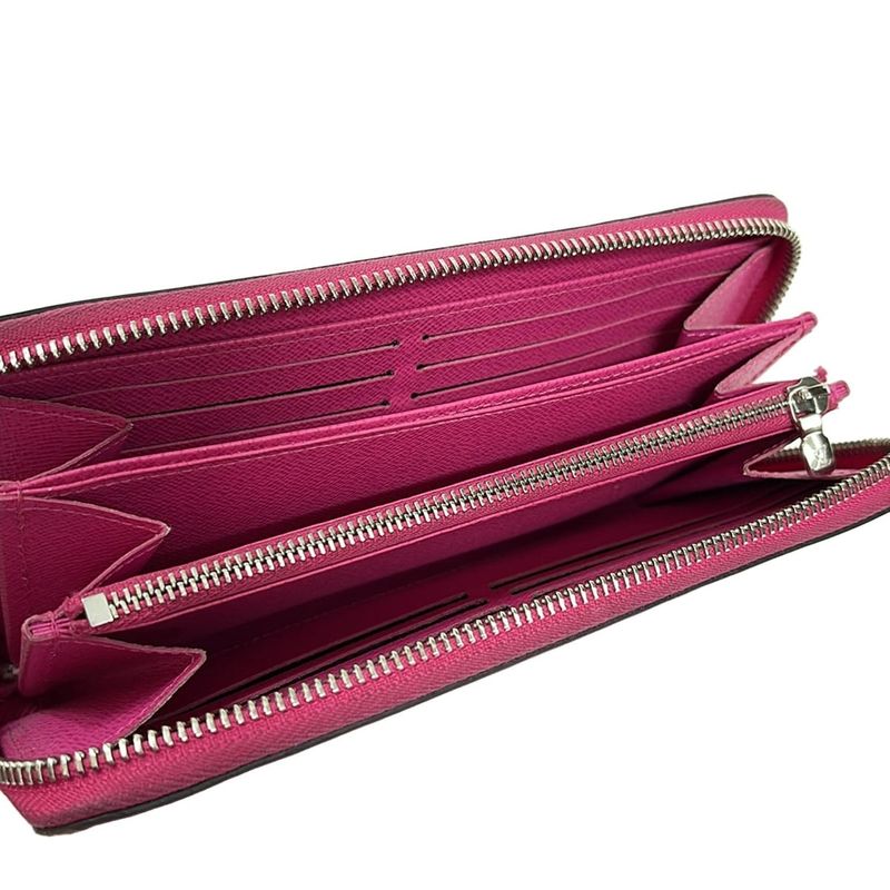 Louis Vuitton Epi Zippy Wallet M69347 Pink Leather Cowhide