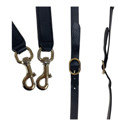 Gucci Bamboo Black Gold Hardware Leather 323664 Tote Bag Shoulder Bag 2WAY