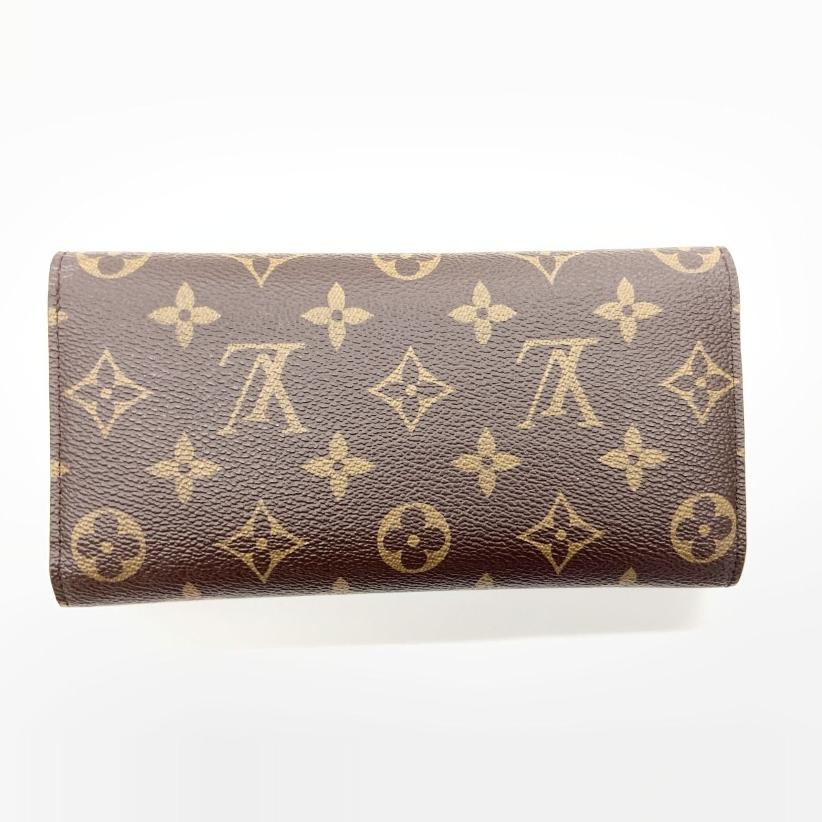 Louis Vuitton Monogram Portefeuille Josephine Trifold Long Wallet M41739 Brown