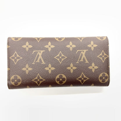 Louis Vuitton Monogram Portefeuille Josephine Trifold Long Wallet M41739 Brown