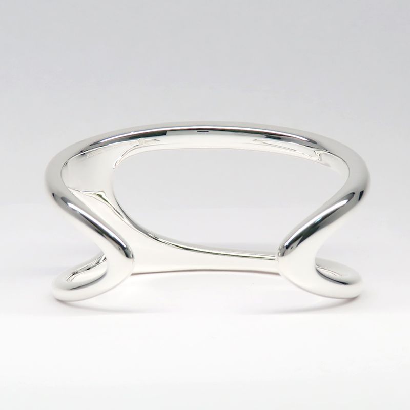 Hermes Bracelet Chaine D'ancre Punk Bangle 15 Ag925 Silver - Manufactur