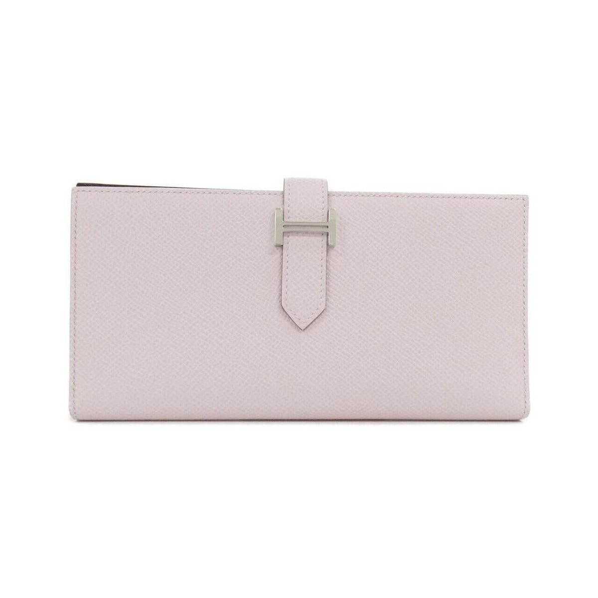 Hermes Bearn Souffle Verso Wallet Mauve Pale