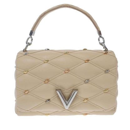 Louis Vuitton go-14 mm Marthage Chain Shoulder Bag Beige