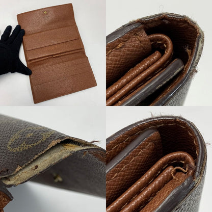 Louis Vuitton Monogram Porte Tresor International M61215 Trifold Long Wallet