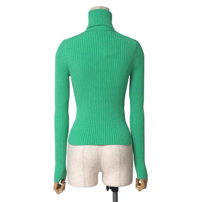 Gucci Sweater Size XS Turtleneck Ribbed Knit None Long Sleeves