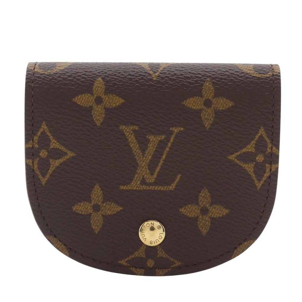 Louis Vuitton Porte-Monnaie Guse Monogram Canvas Brown Coin Case