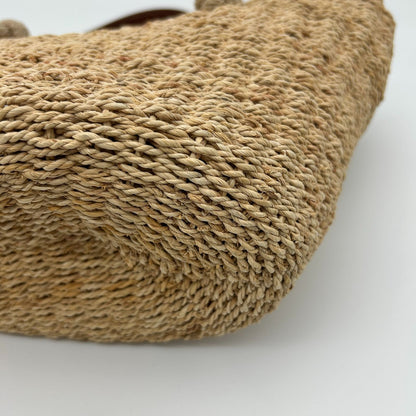 Prada Straw Handbag Beige — view 11