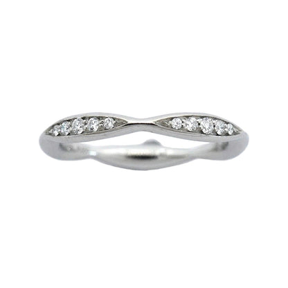 Chanel Ring Camellia Half Eternity Platinum Diamond — view 2