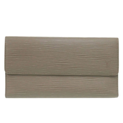 Louis Vuitton Porte Tresor International M6338 C Epi Leather Brown Long Wallet
