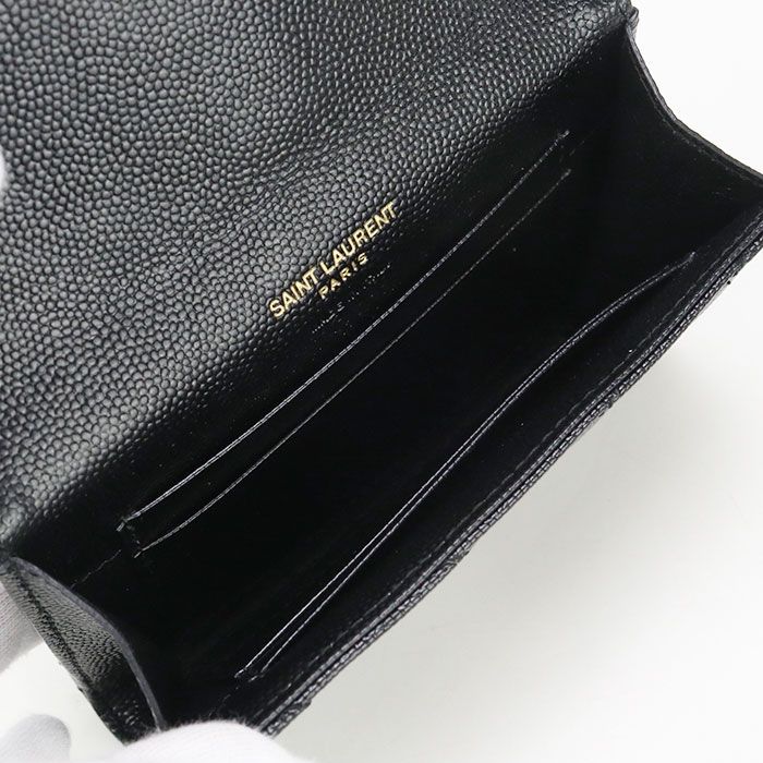 Saint Laurent Envelope Wallet Monogram Small Sl93242 Bifold Wallet Leather