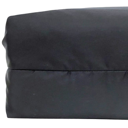 Prada Tote Bag Black NERO Excellent Condition Nylon Leather Preowned 255