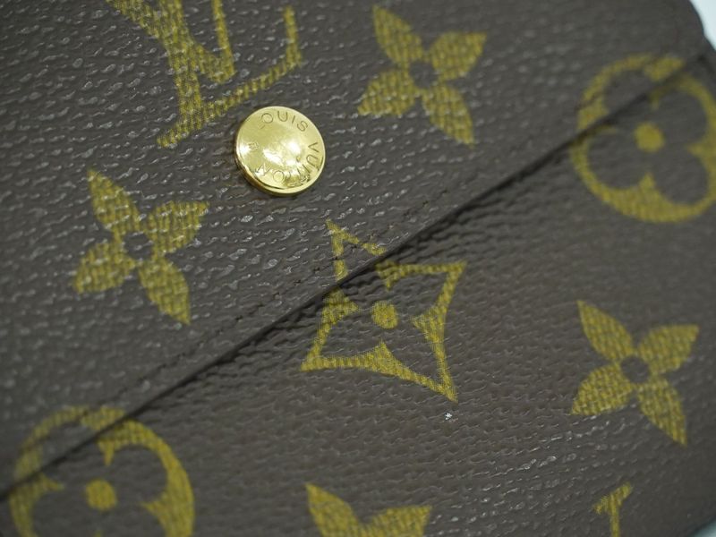 Authentic Louis Vuitton LV Porte Monebier Carte Cles Di Monogram Fold Wallet