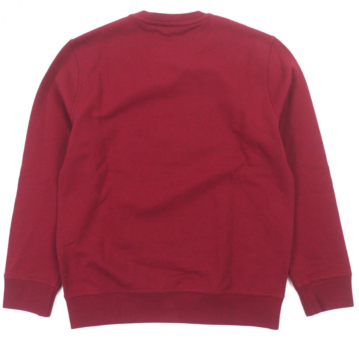 Hermes Odyssee Cotton Leather Crew Neck Pullover Sweat Red XS — view 3