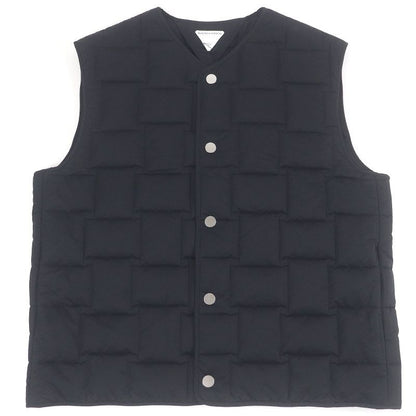 Bottega Veneta 22 SS Intrecciato Down Vest Black XL