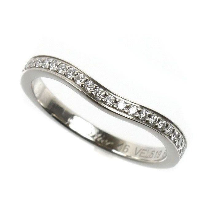 Cartier Platinum Ballerina Curve Ring Diamond