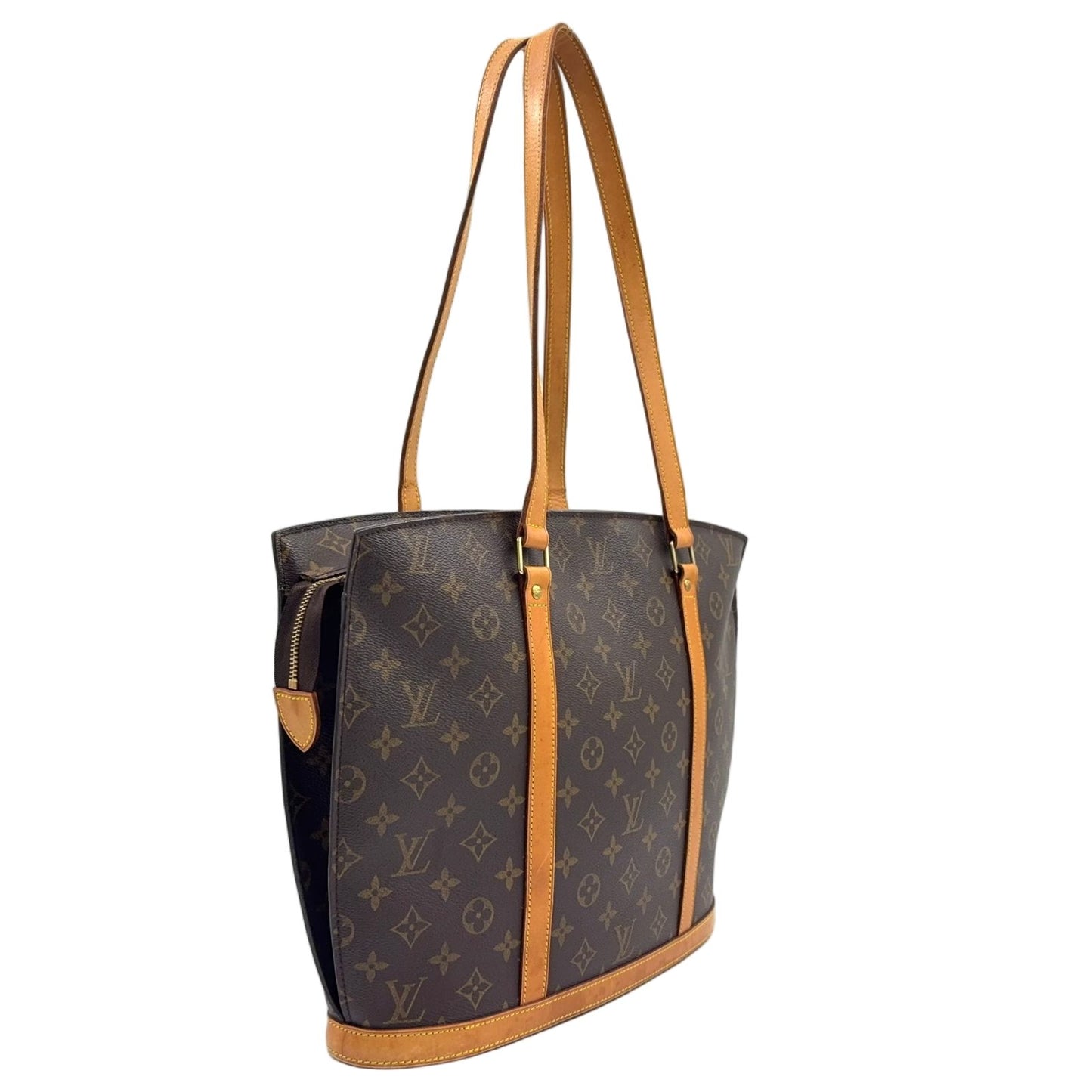 Louis Vuitton Babylon Monogram Leather Brown Light Tote Gold — view 2