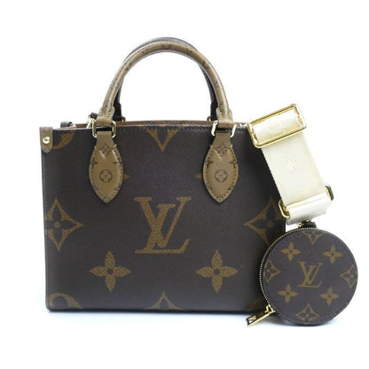 Louis Vuitton On The Go PM 2-Way Shoulder Bag Monogram & Reverse