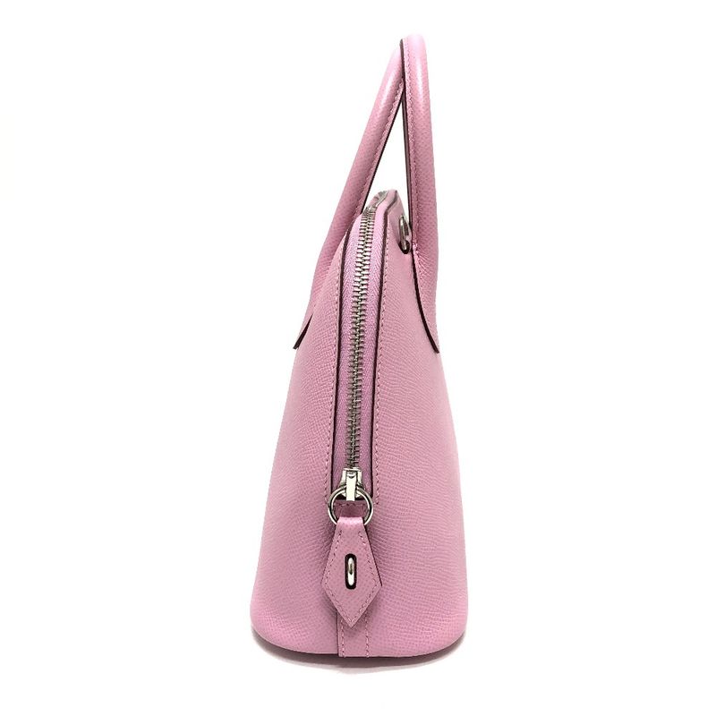 Hermes Handbag Bolide 1923 25 Vaux Epson Mauve Gilbestre Pink