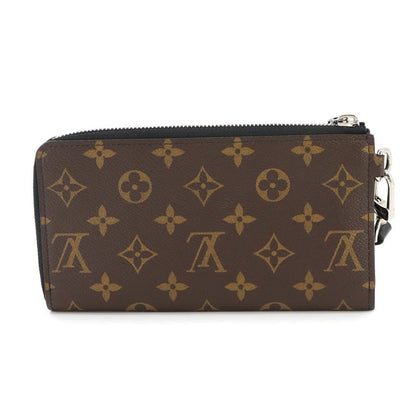 Louis Vuitton Monogram Macassar Zippy Dragonne L-shape Zipper Long Wallet