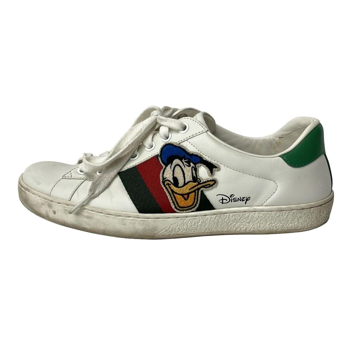 Gucci Sneakers 5.5 Ace White Green Multi Leather X