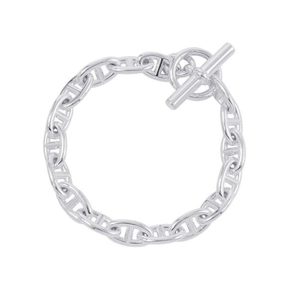 Hermes Bracelet Chaine D'ancre GM 17 Links Silver