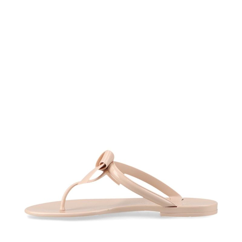 Louis Vuitton Sea Star Line Flat Thong Rubber Flip Flops Women's 36 Pink Beige