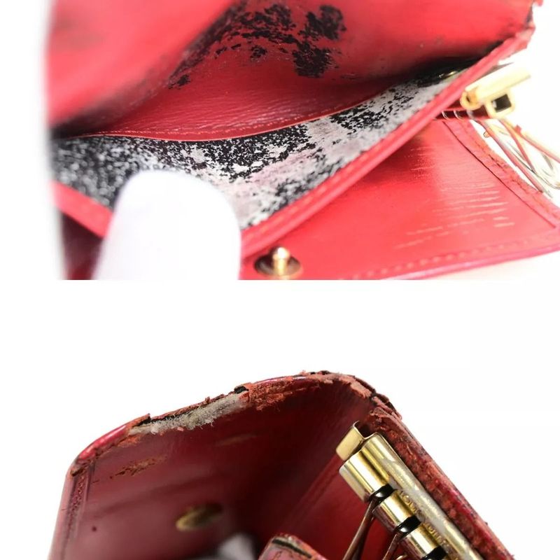 Louis Vuitton Wallet Epi Monogram Damier Key Case Bifold Wallet 39bs094