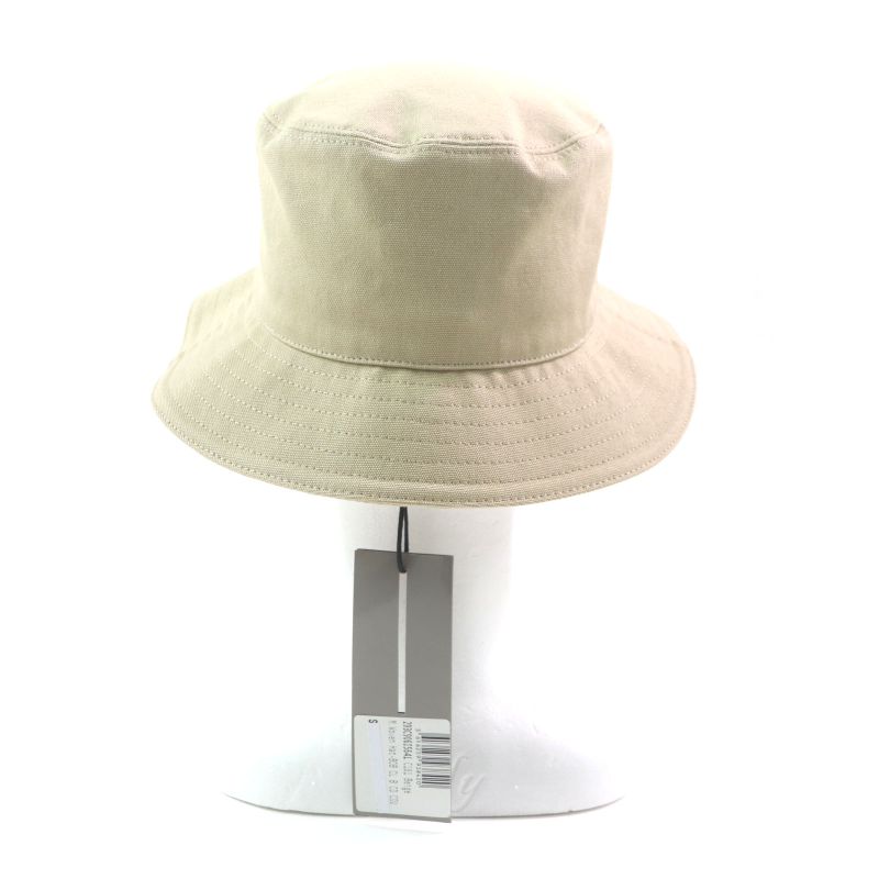  DIOR Homme 293c906i5641 100% Cotton DIOR Logo Embroidered Bucket Hat Beige S