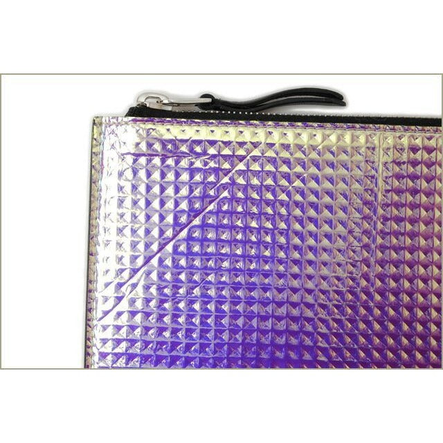 Celine Brand Bag Clutch Pouch Bicolor Rainbow Black — view 5