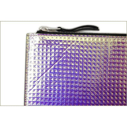 Celine Brand Bag Clutch Pouch Bicolor Rainbow Black — view 5