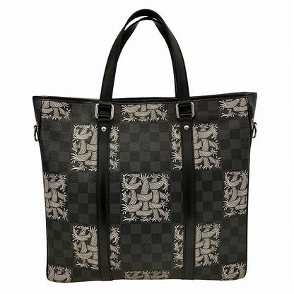 Louis Vuitton Damier Graphite Christopher Nemeth Tadao PM Tote Black Gray White