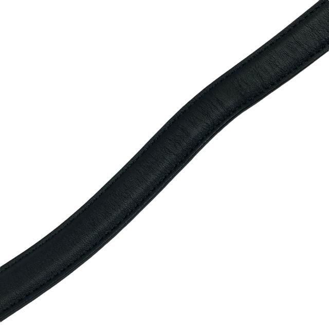 Bvlgari Bulgari Monete Belt Accessories Ancient Coin Motif Small Leather Black