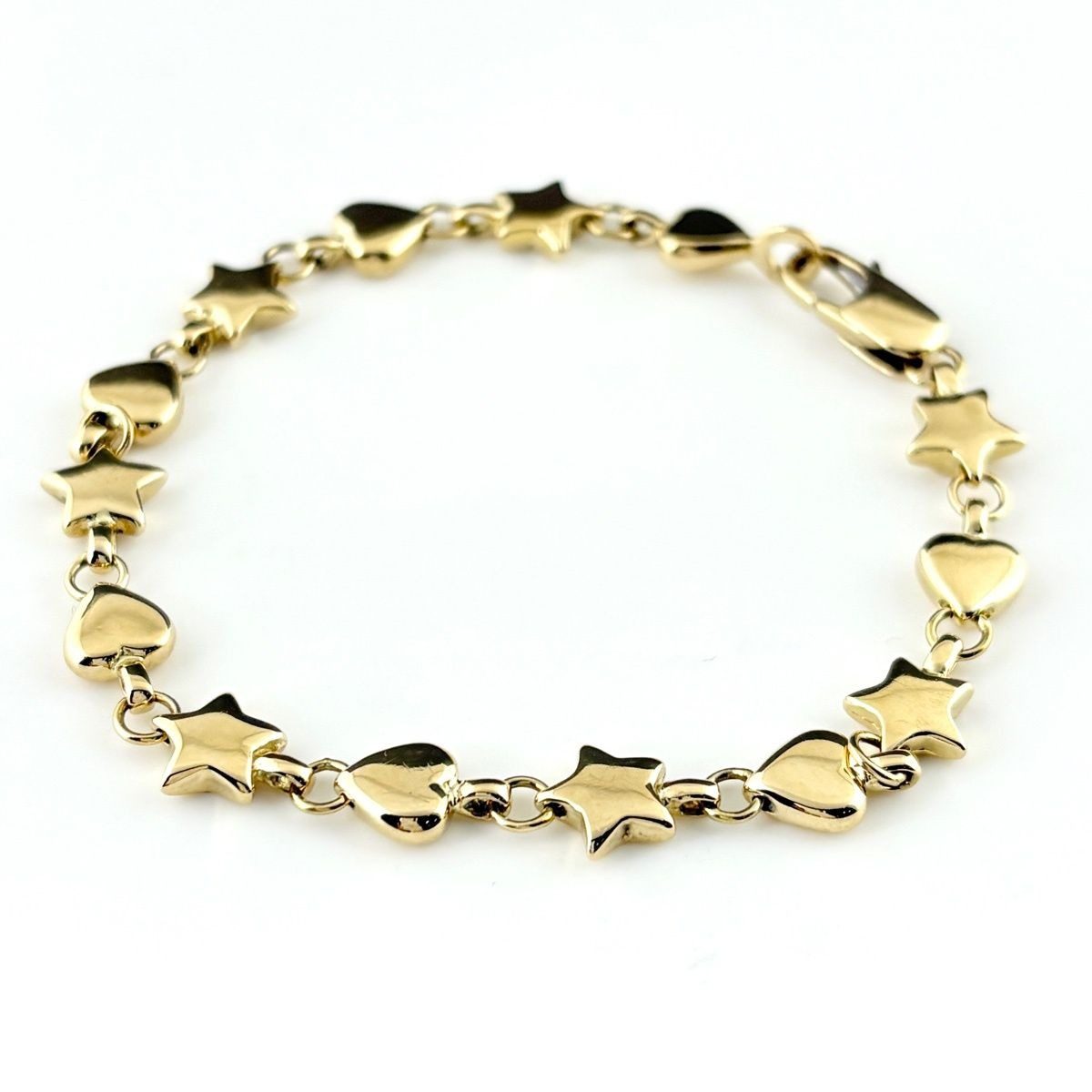 Tiffany & Co Star Heart Bracelet YG Yellow Gold