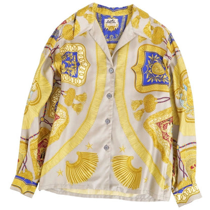 Hermes Vintage Shirt Blouse Long Sleeve
