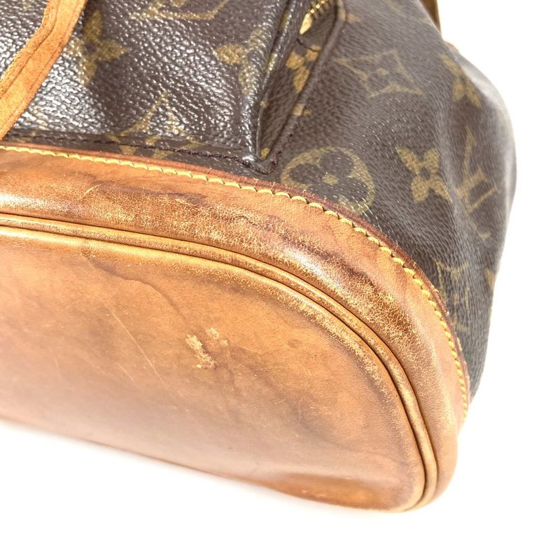 Louis Vuitton Backpack Sac Mini Montsouris M51137 Monogram Canvas Brown