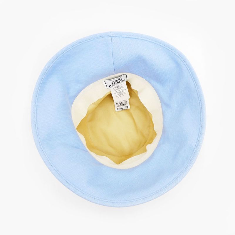 Hermes Hat Frog Hat Light Blue - Light Blue Size 57 Apparel Accessories