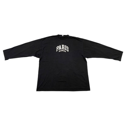 Em0764 Balenciaga Logo Long Over Long Sleeve T-Shirt 681046 5 Size S