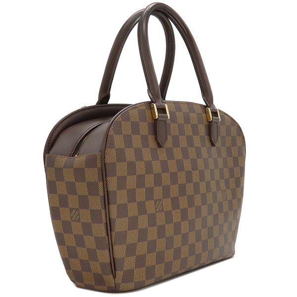Louis Vuitton Handbag Sarria Orizontal Damier Canvas Damier Ebene Gold Hardware