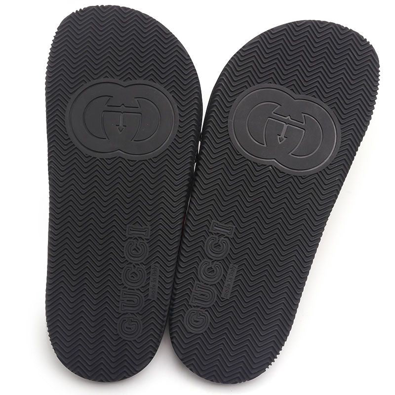 Gucci Sherry Line Sandals 627820 Size 37 Black