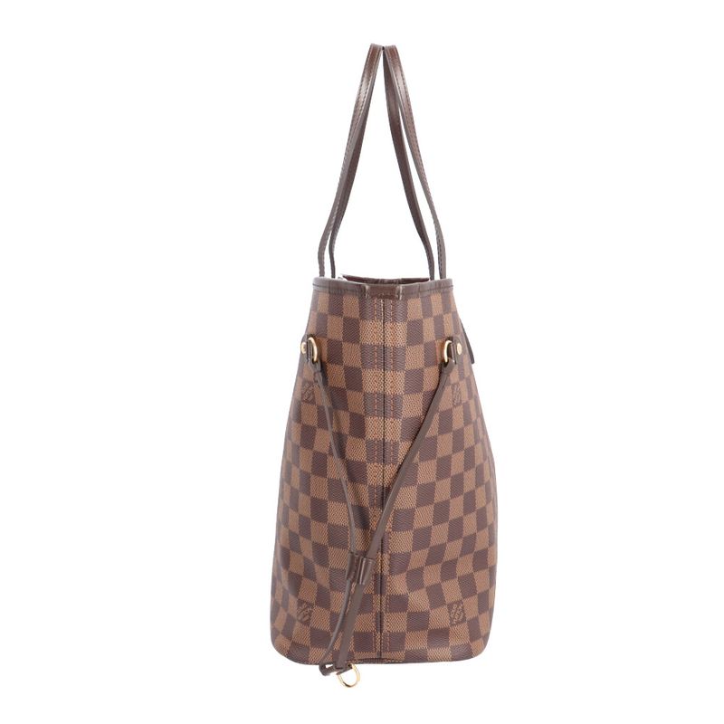 Louis Vuitton Neverfull MM Damier Tote Bag Damier Canvas N40599 Brown Unisex