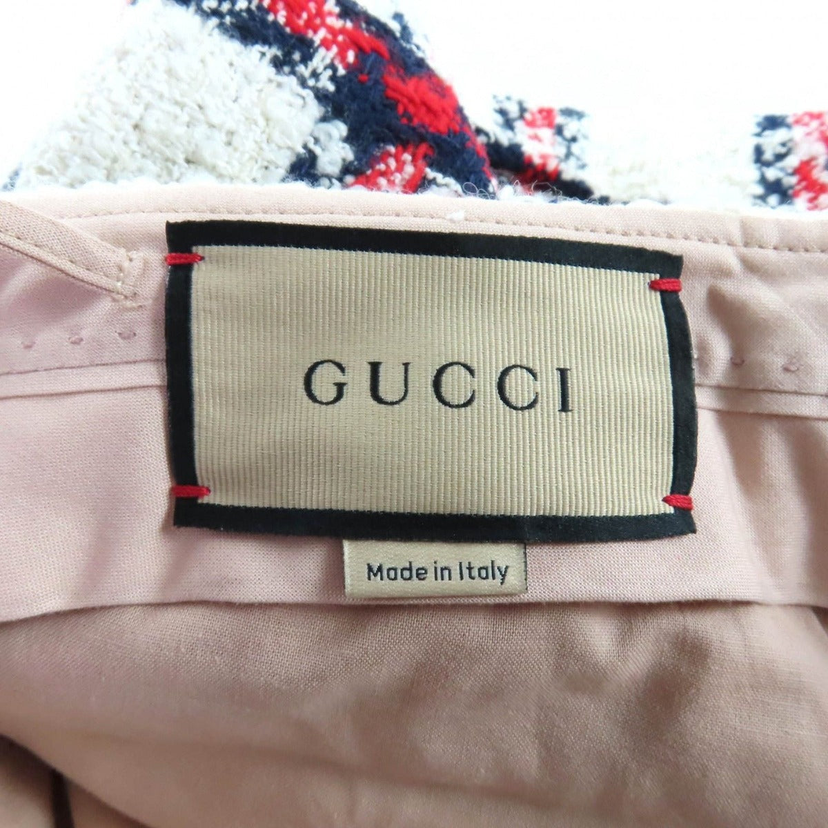 Gucci Wool Blend Logo Button Plaid Shorts — view 6