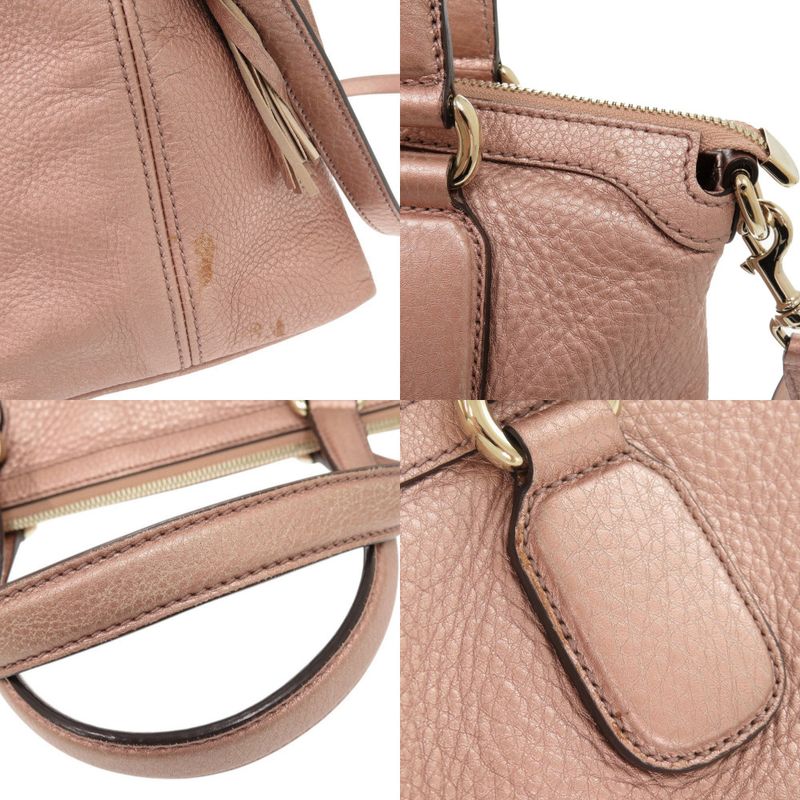 Gucci Soho 308362 Leather Pink 2WAY Handbag Shoulder Bag 1692 Gucci