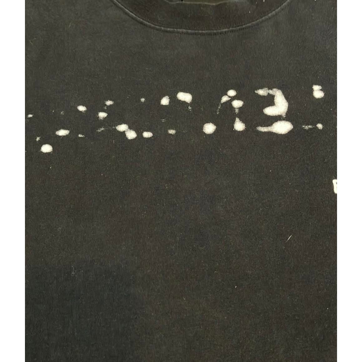 Balenciaga Short Sleeve T-Shirt Hand Drawn Logo Large black — view 9