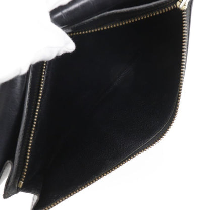 Hermes Pochette Jet Second Bag Vintage Box Calf Black 0V Men's Clutch Bag