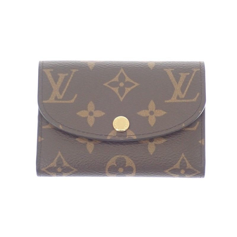 Louis Vuitton Porte Monnaie Rosalie Coin Case Monogram Canvas Pink Rose