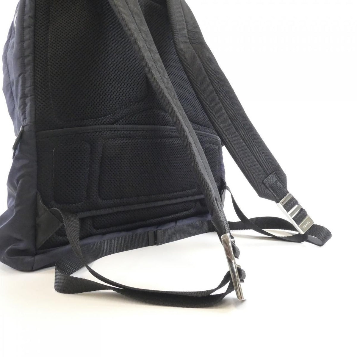 Prada Backpack Blue Bleu — view 7