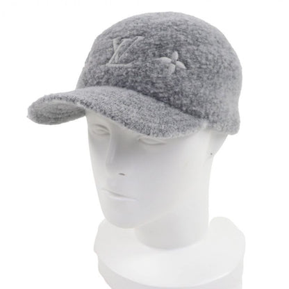 Louis Vuitton M7251 L Cap Wool Gram Monogram Hat Gray Box Storage Bag