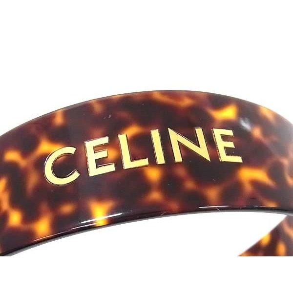 Celine Tortoiseshell Headband Hair Brown — view 3