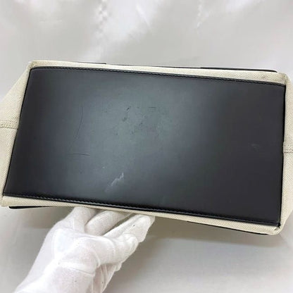 Balenciaga Tote Bag Navy Cabas Su Natural White Black